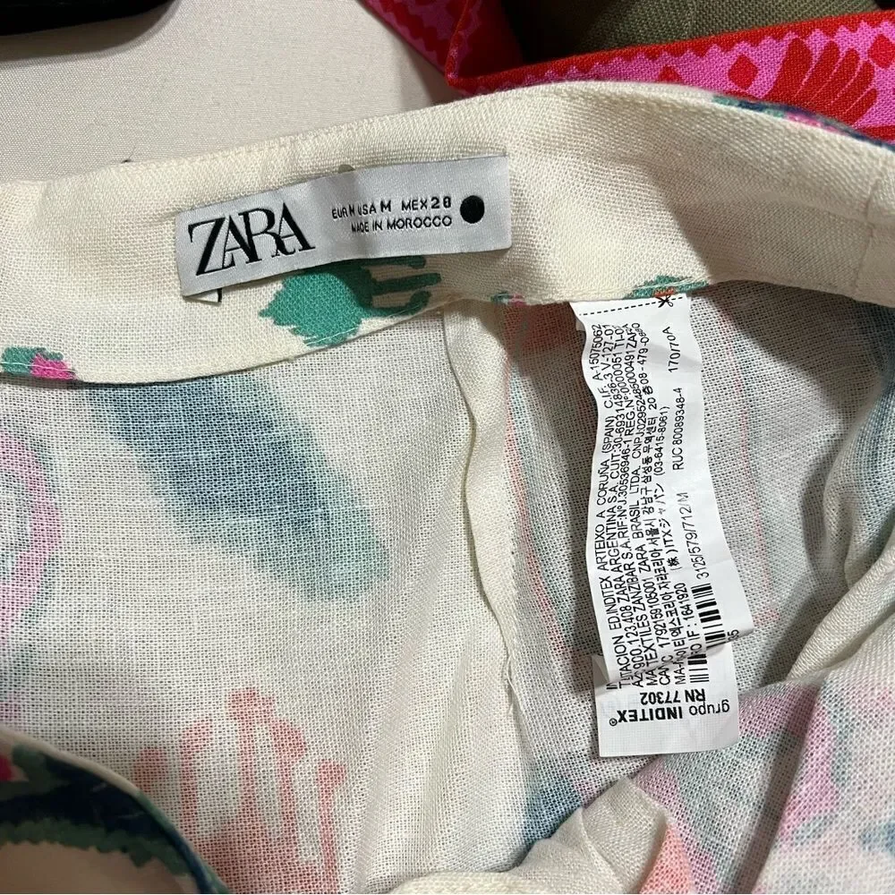 Zara Colorful Patterned Wrap Skirt